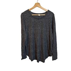 Old Navy Women's Long Sleeve Gray Rayon Blend Light Weight Sweater Sz L